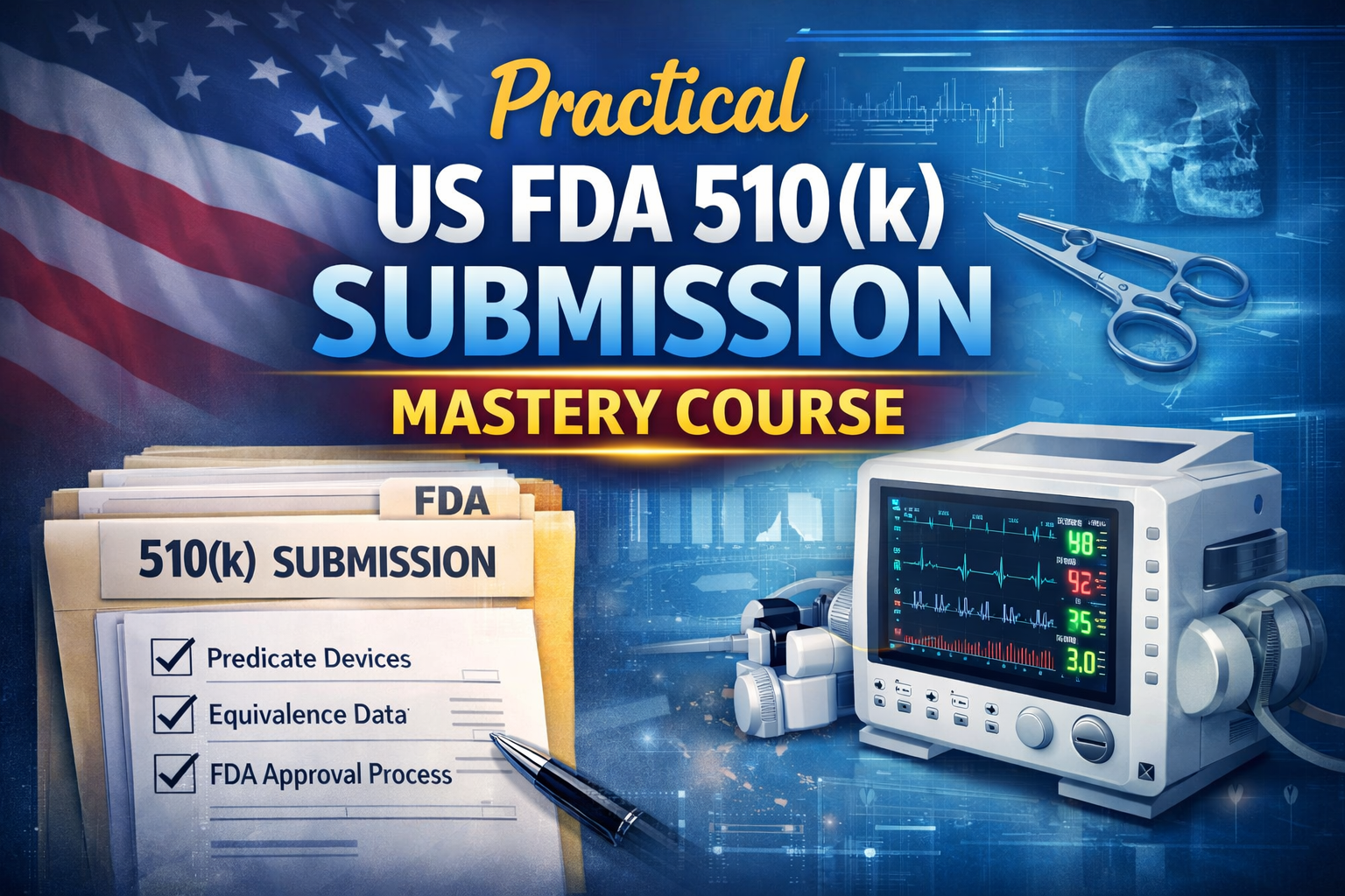 Practical US FDA 510(k) Submission Mastery Course